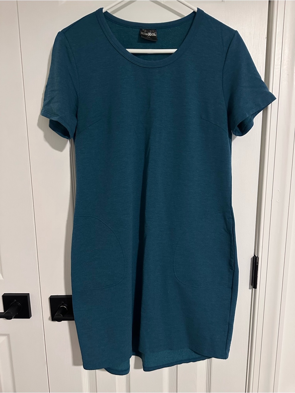 Mod-o-doc Teal Mini T-Shirt Dress